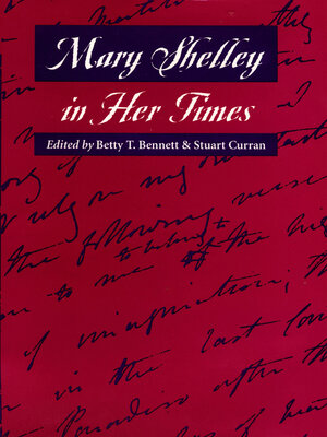 cover image of Mary Shelley in Her Times